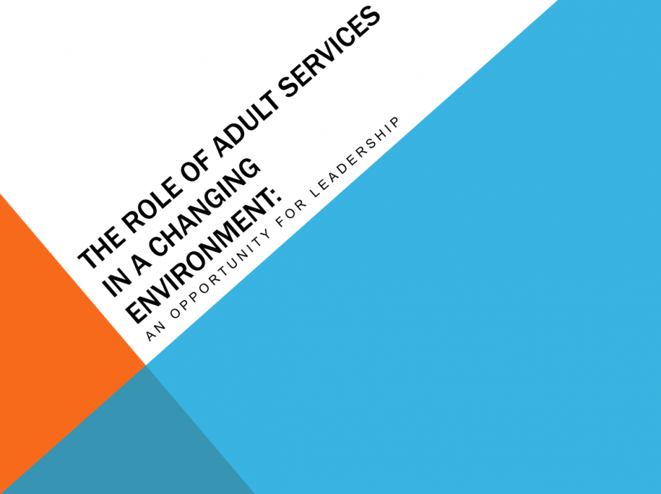 Role of Adult Services