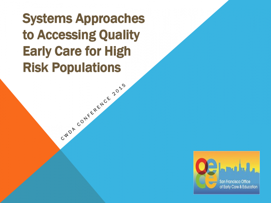 Systems for Early Care